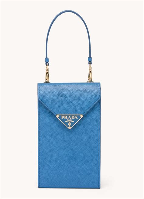 prada schoudertas dames blauw|Prada Schoudertassen koop je online bij de Bijenkorf.